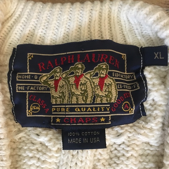 Vintage Ralph Lauren Chaps Heavy Knit Sweater - Picture 2 of 9
